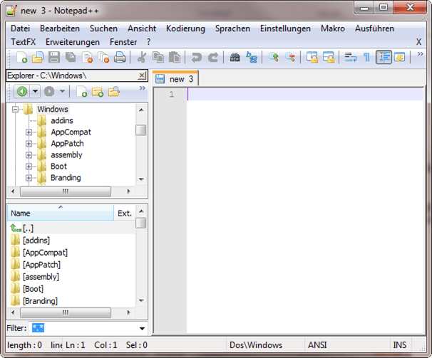 Notepad++ Plugin: Explorer Notepad++ Plugin: Explorer