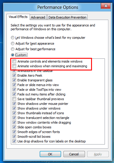 Windows 8 Fensteranimationen abschalten Tobbis Blog Windows 8 Fensteranimationen abschalten Tobbis Blog