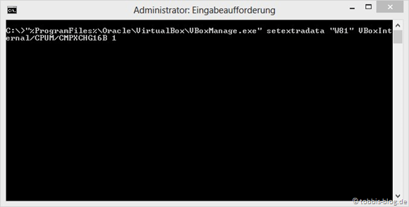 Windows 8.1 & Virtual Box: Dieser Befehl behebt das Problem Windows 8.1 & Virtual Box: Dieser Befehl behebt das Problem