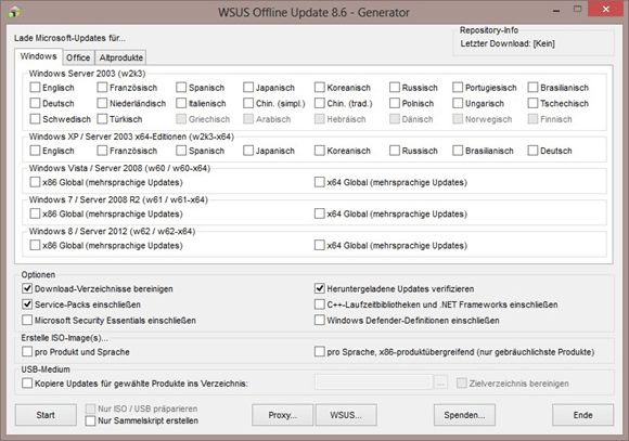 WSUS Offline Update 8.6 WSUS Offline Update 8.6