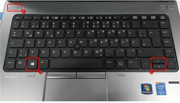 HP ProBook 640: Tastenkombination zum Zurücksetzen des BIOS-Kennworts